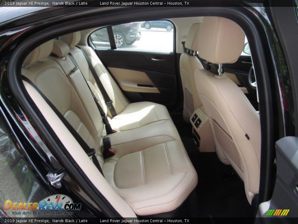 2019 Jaguar XE Prestige Narvik Black / Latte Photo #19