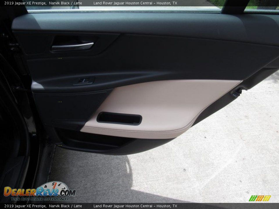 2019 Jaguar XE Prestige Narvik Black / Latte Photo #21