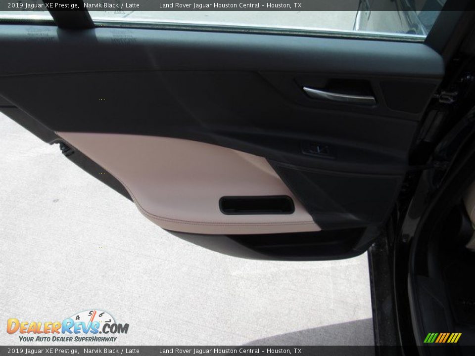 2019 Jaguar XE Prestige Narvik Black / Latte Photo #22