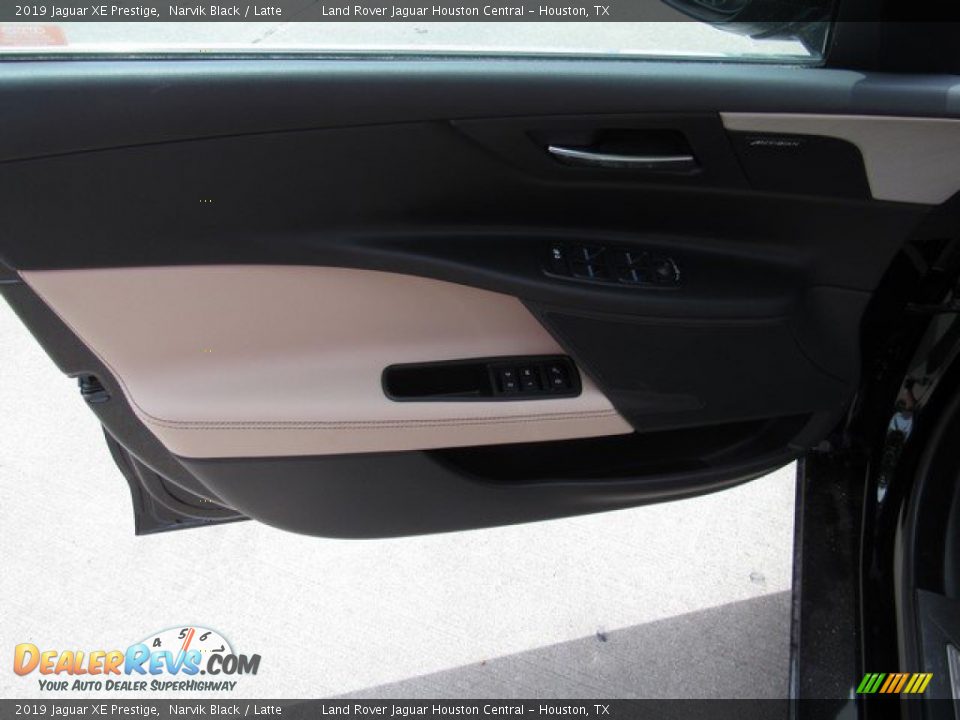 2019 Jaguar XE Prestige Narvik Black / Latte Photo #23