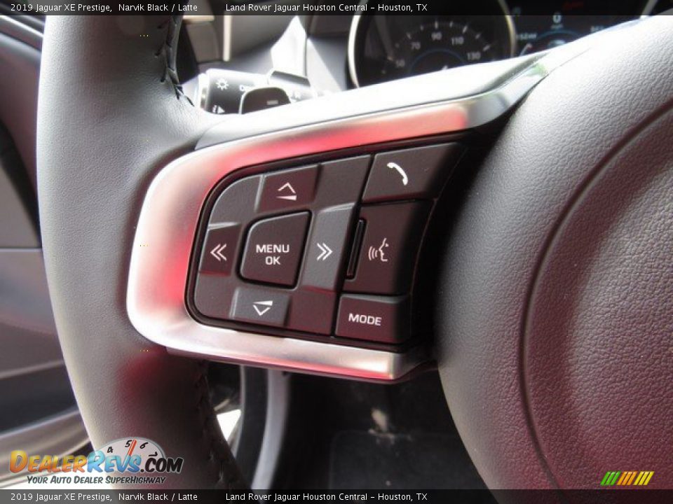 2019 Jaguar XE Prestige Narvik Black / Latte Photo #27