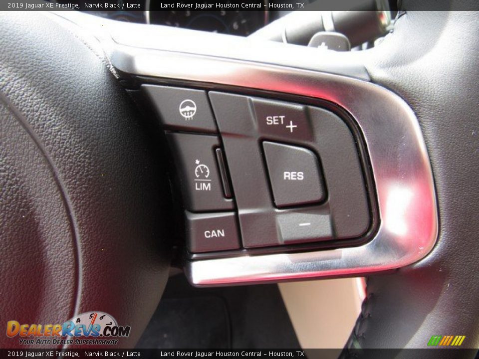 2019 Jaguar XE Prestige Narvik Black / Latte Photo #28