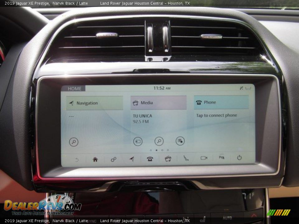 2019 Jaguar XE Prestige Narvik Black / Latte Photo #30