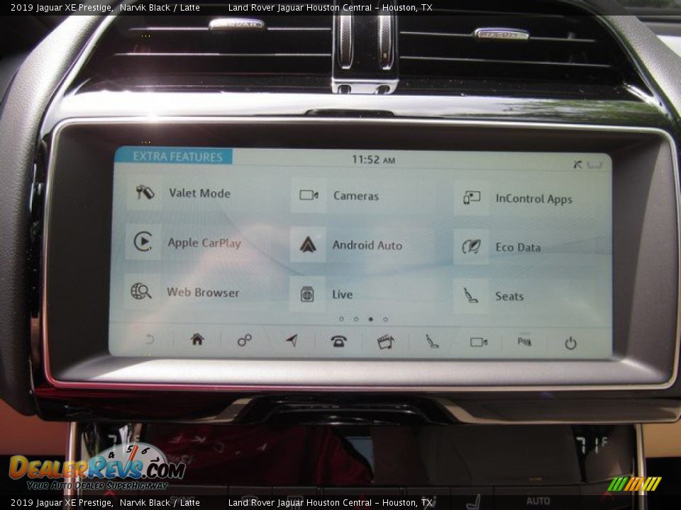 2019 Jaguar XE Prestige Narvik Black / Latte Photo #31