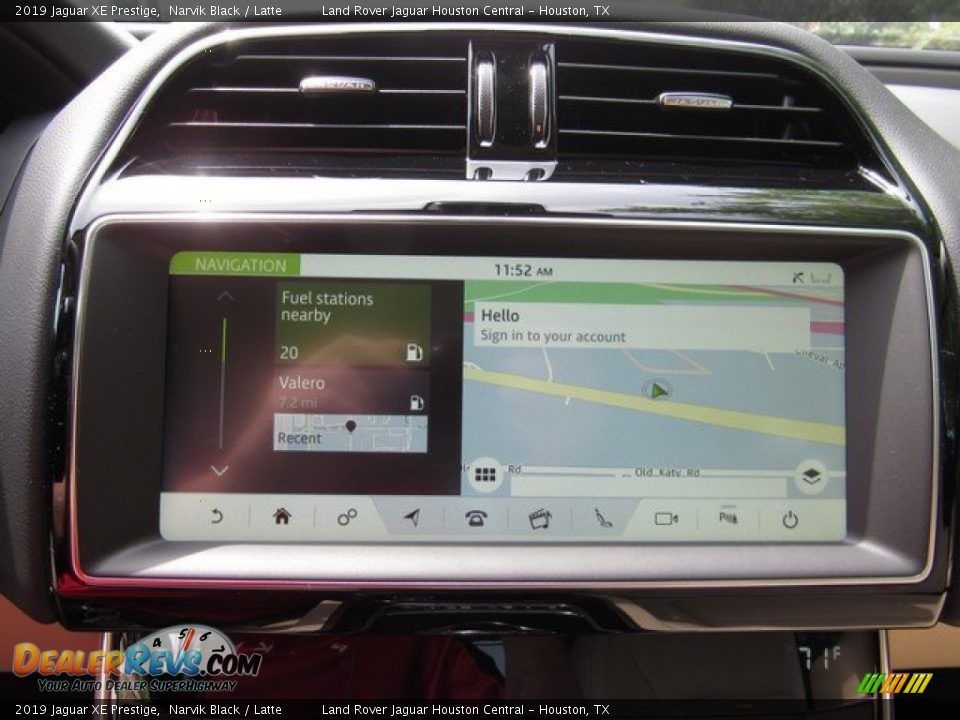 2019 Jaguar XE Prestige Narvik Black / Latte Photo #33