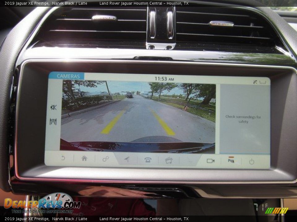 2019 Jaguar XE Prestige Narvik Black / Latte Photo #34