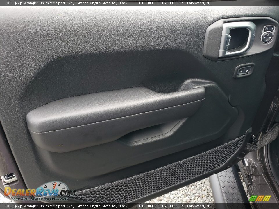 2019 Jeep Wrangler Unlimited Sport 4x4 Granite Crystal Metallic / Black Photo #8