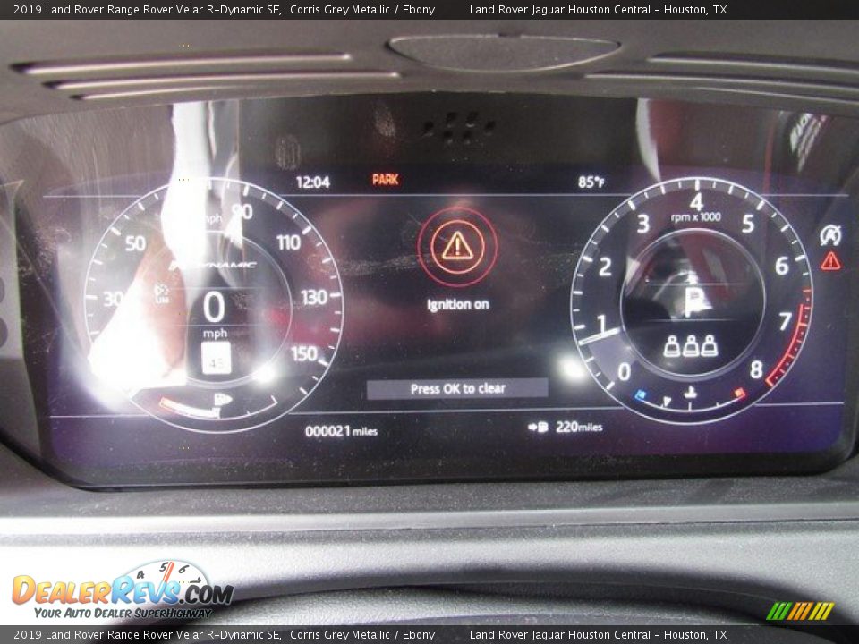 2019 Land Rover Range Rover Velar R-Dynamic SE Corris Grey Metallic / Ebony Photo #29