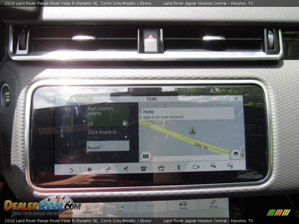 2019 Land Rover Range Rover Velar R-Dynamic SE Corris Grey Metallic / Ebony Photo #35