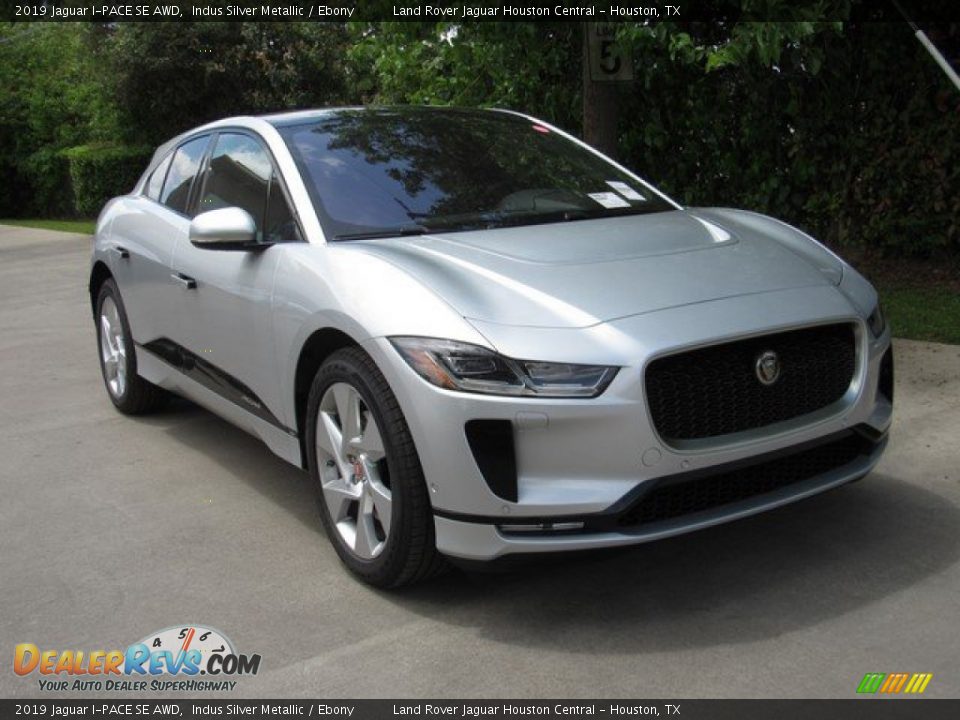 2019 Jaguar I-PACE SE AWD Indus Silver Metallic / Ebony Photo #2