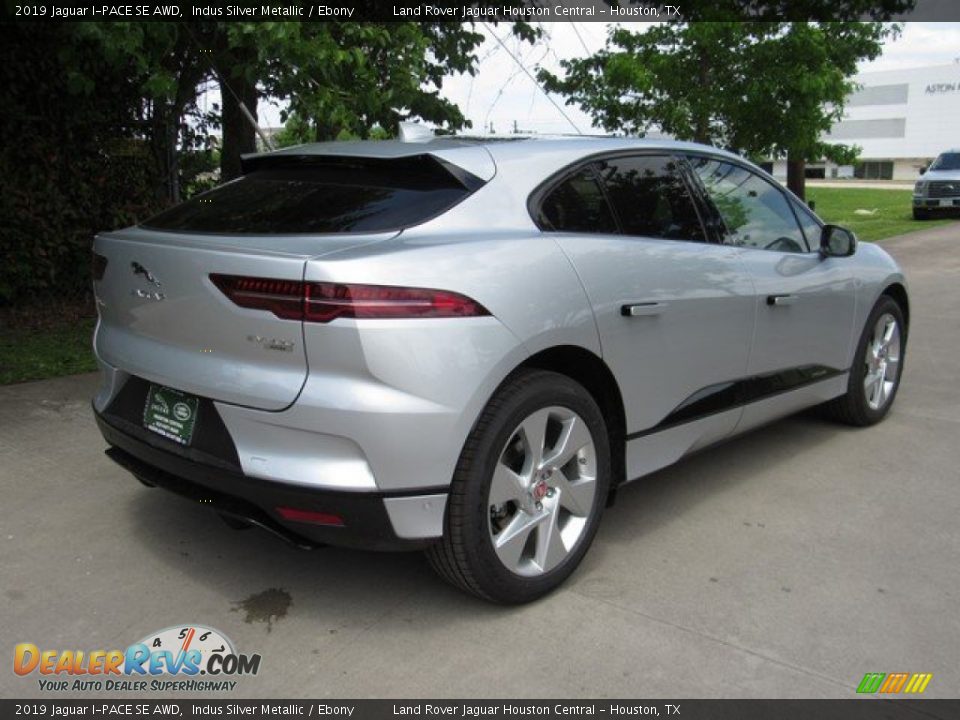 2019 Jaguar I-PACE SE AWD Indus Silver Metallic / Ebony Photo #7