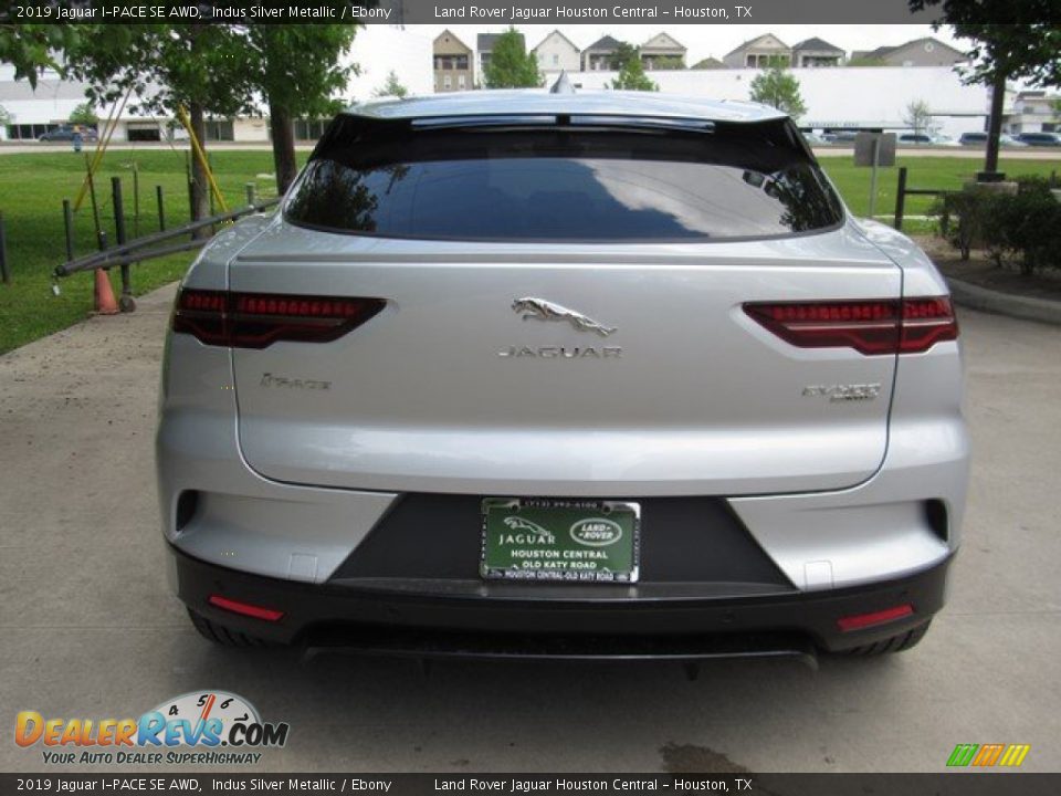 2019 Jaguar I-PACE SE AWD Indus Silver Metallic / Ebony Photo #8