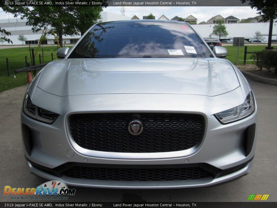 2019 Jaguar I-PACE SE AWD Indus Silver Metallic / Ebony Photo #9