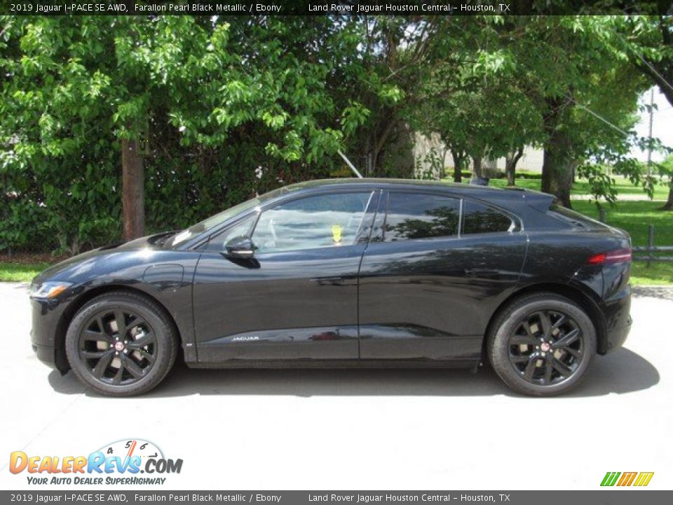 Farallon Pearl Black Metallic 2019 Jaguar I-PACE SE AWD Photo #11