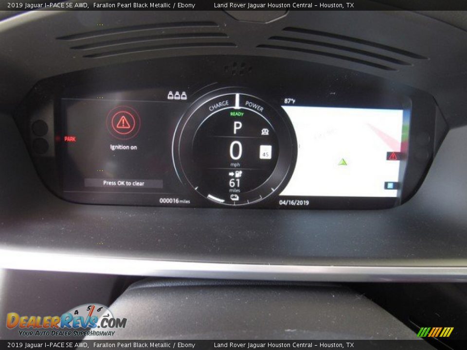 2019 Jaguar I-PACE SE AWD Gauges Photo #29