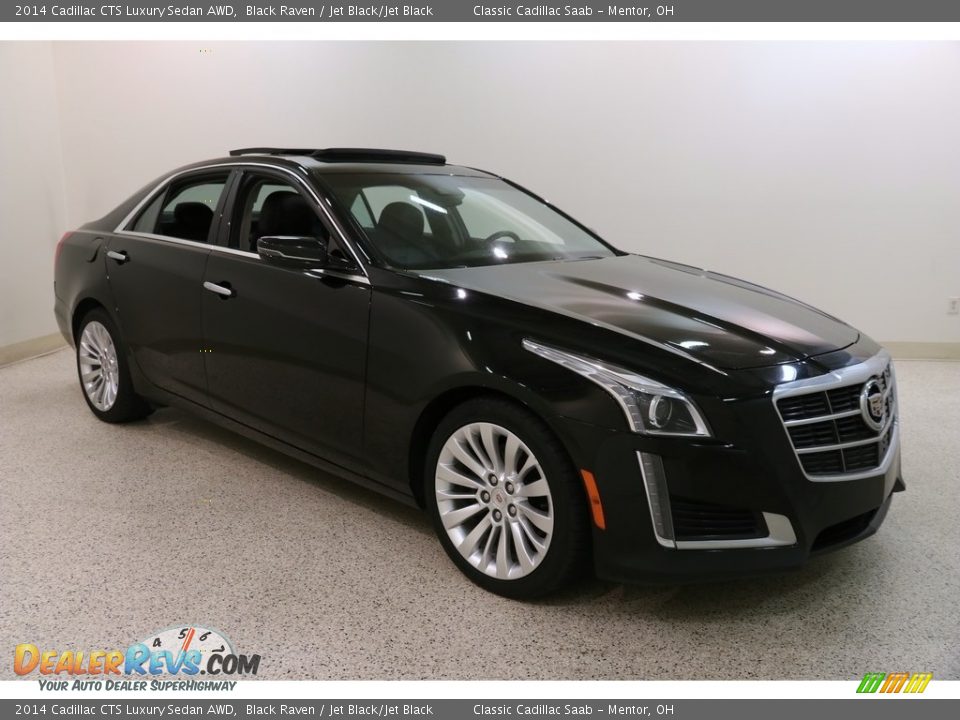 2014 Cadillac CTS Luxury Sedan AWD Black Raven / Jet Black/Jet Black Photo #1