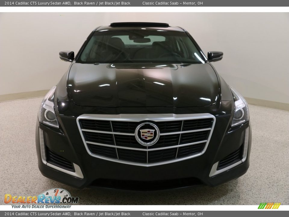2014 Cadillac CTS Luxury Sedan AWD Black Raven / Jet Black/Jet Black Photo #2