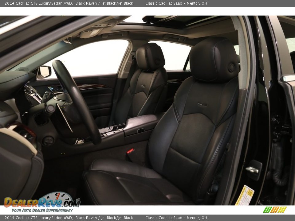 2014 Cadillac CTS Luxury Sedan AWD Black Raven / Jet Black/Jet Black Photo #5