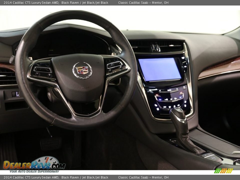 2014 Cadillac CTS Luxury Sedan AWD Black Raven / Jet Black/Jet Black Photo #6