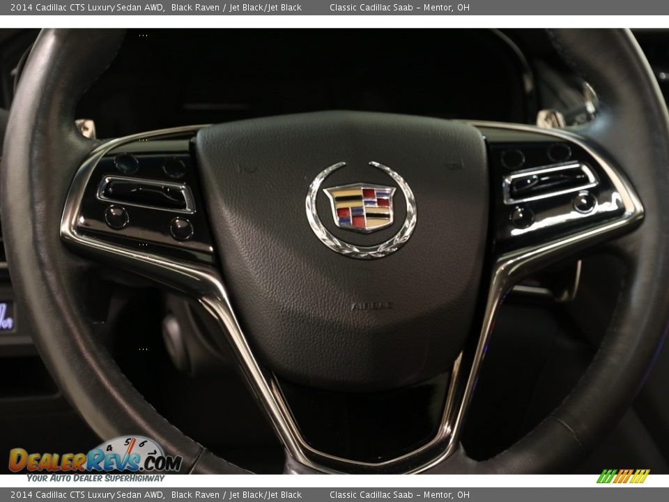 2014 Cadillac CTS Luxury Sedan AWD Black Raven / Jet Black/Jet Black Photo #7