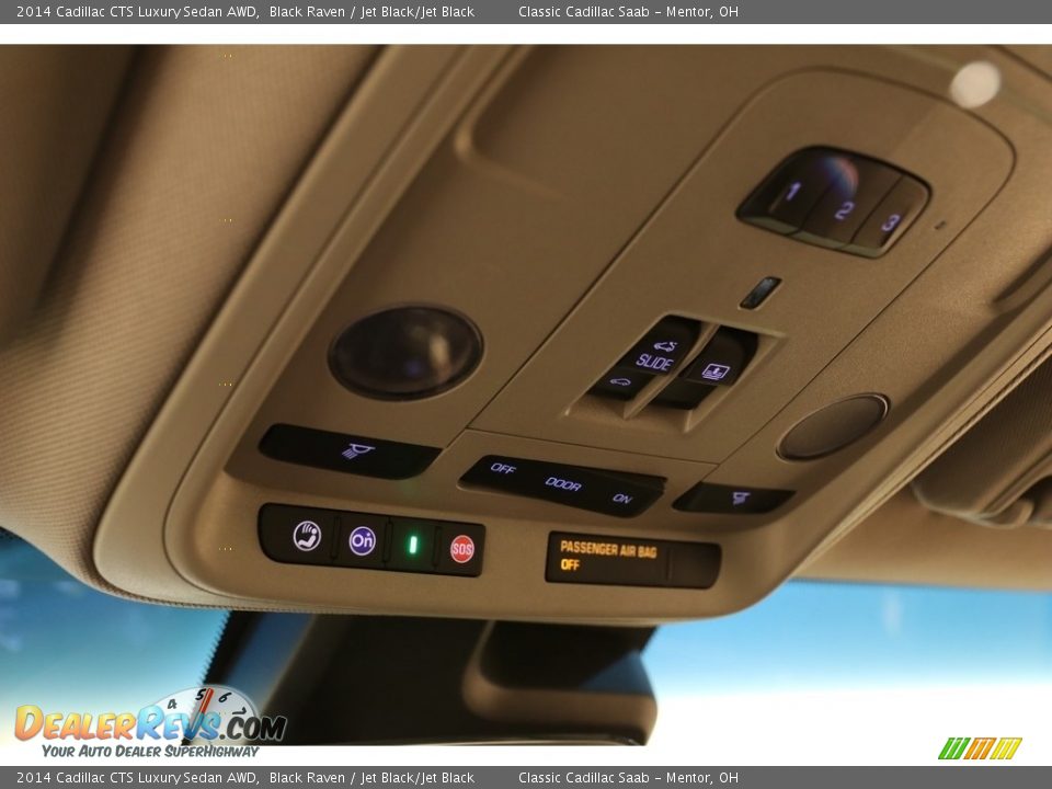 2014 Cadillac CTS Luxury Sedan AWD Black Raven / Jet Black/Jet Black Photo #9