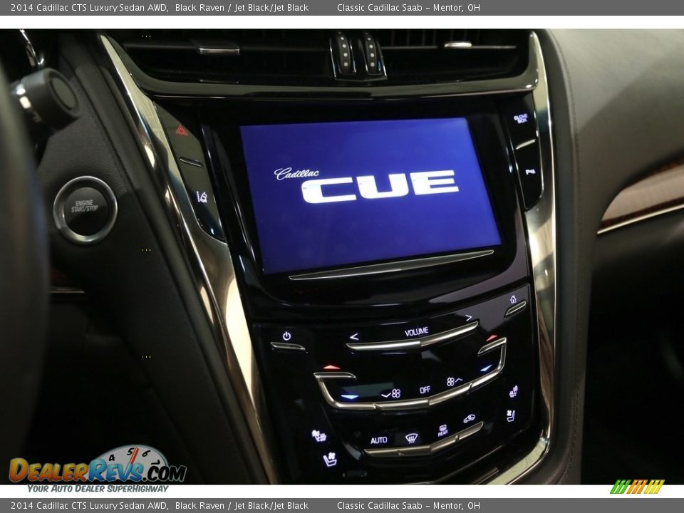 2014 Cadillac CTS Luxury Sedan AWD Black Raven / Jet Black/Jet Black Photo #10