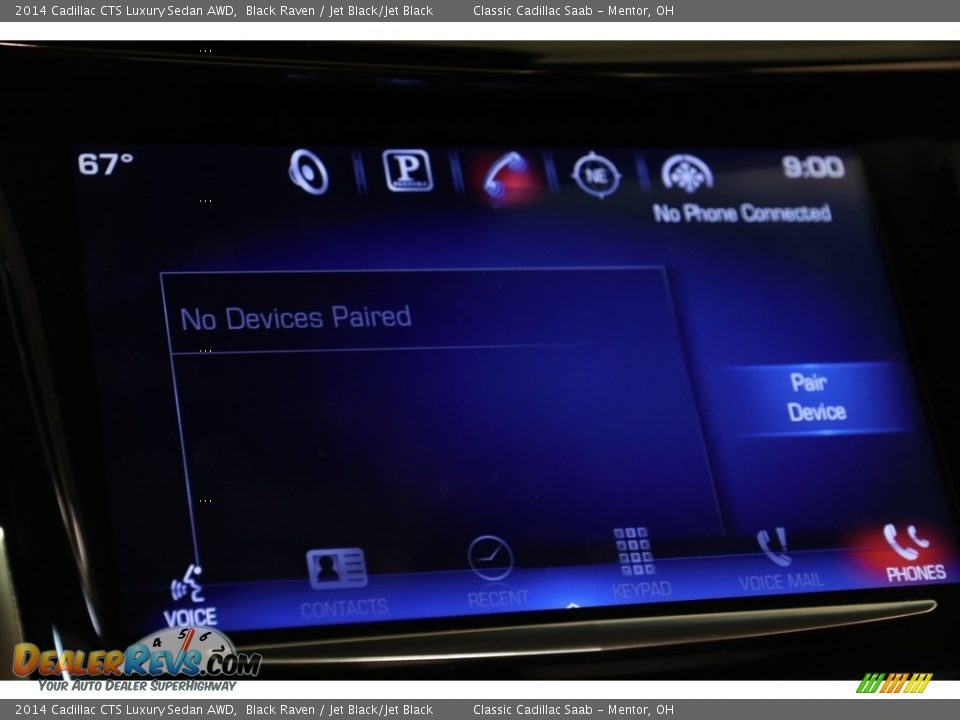 2014 Cadillac CTS Luxury Sedan AWD Black Raven / Jet Black/Jet Black Photo #13