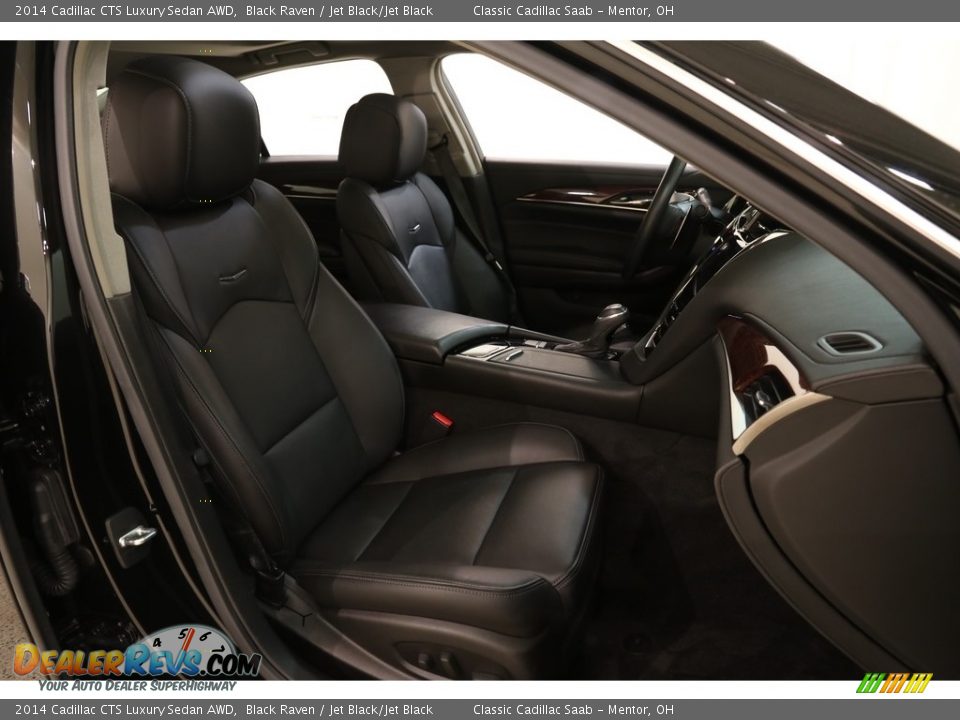 2014 Cadillac CTS Luxury Sedan AWD Black Raven / Jet Black/Jet Black Photo #17