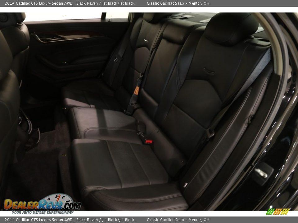 2014 Cadillac CTS Luxury Sedan AWD Black Raven / Jet Black/Jet Black Photo #19
