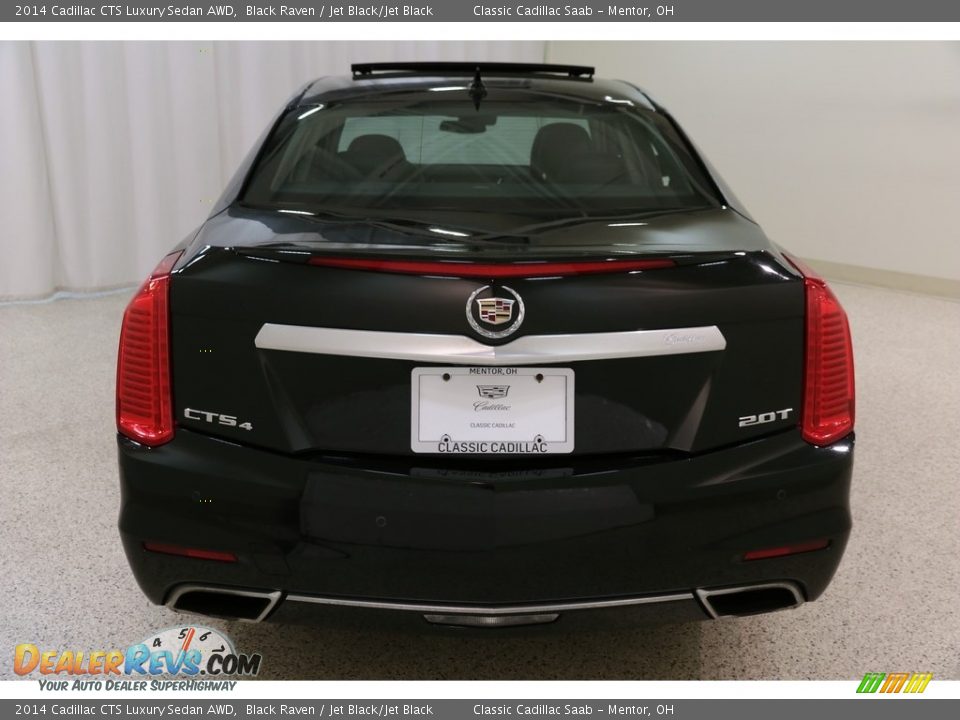 2014 Cadillac CTS Luxury Sedan AWD Black Raven / Jet Black/Jet Black Photo #22