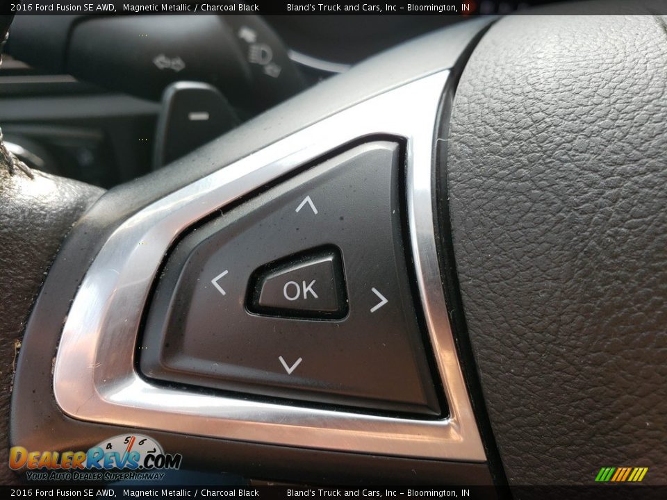 2016 Ford Fusion SE AWD Magnetic Metallic / Charcoal Black Photo #13