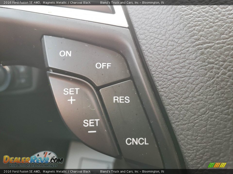 2016 Ford Fusion SE AWD Magnetic Metallic / Charcoal Black Photo #15