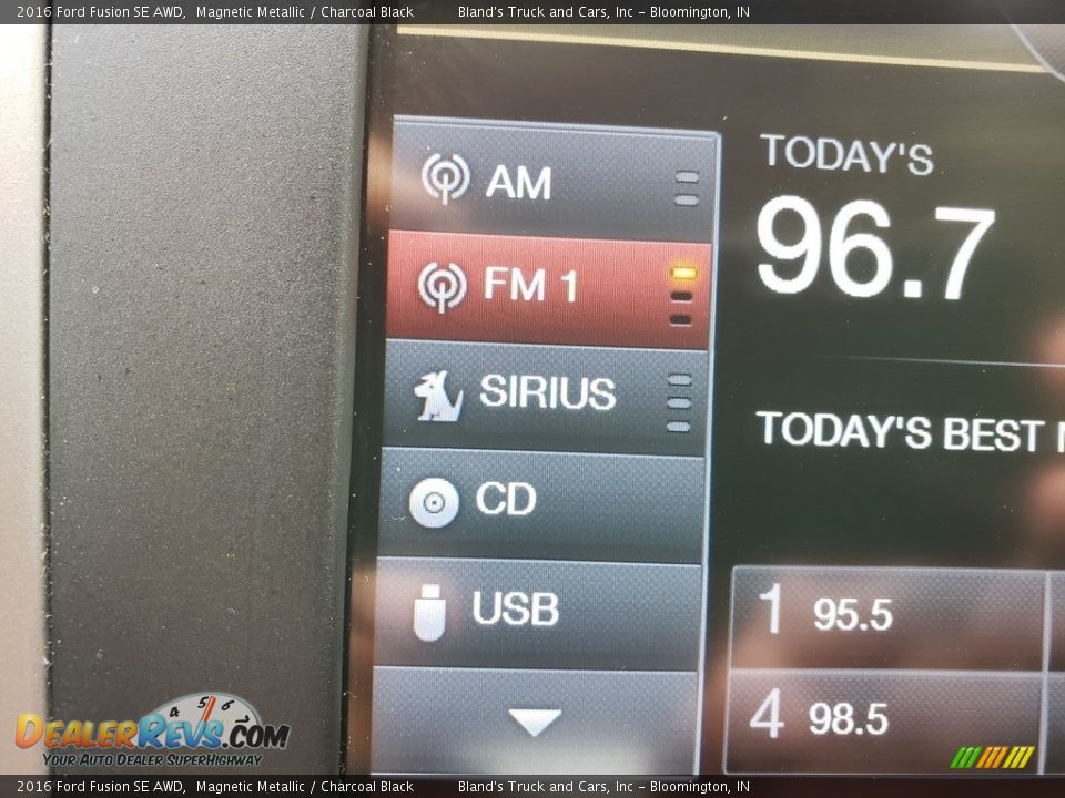 2016 Ford Fusion SE AWD Magnetic Metallic / Charcoal Black Photo #22