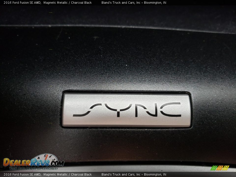 2016 Ford Fusion SE AWD Magnetic Metallic / Charcoal Black Photo #27