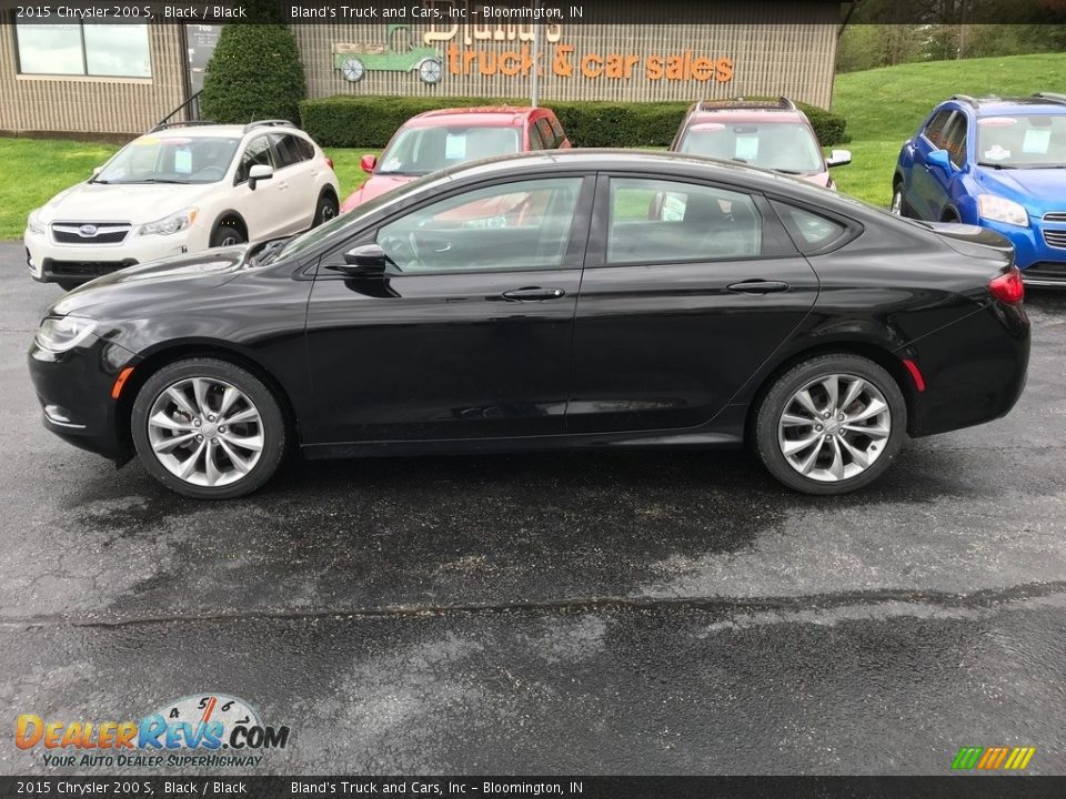2015 Chrysler 200 S Black / Black Photo #1