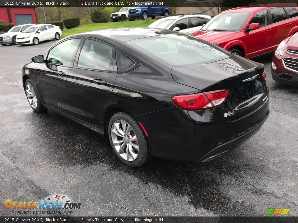 2015 Chrysler 200 S Black / Black Photo #9