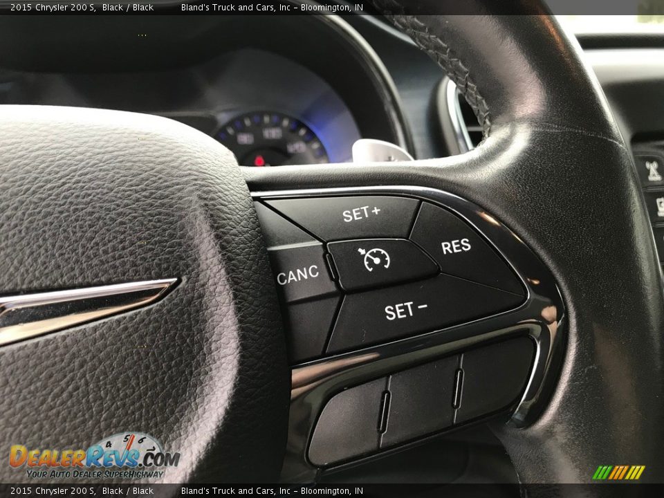 2015 Chrysler 200 S Black / Black Photo #16