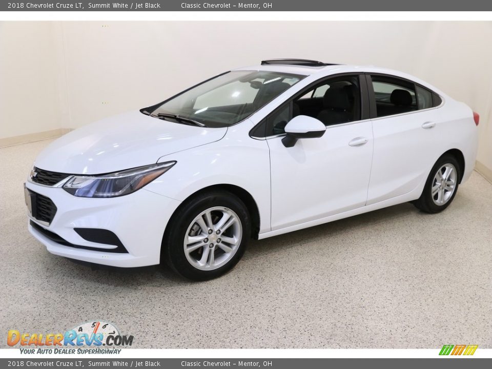 2018 Chevrolet Cruze LT Summit White / Jet Black Photo #3