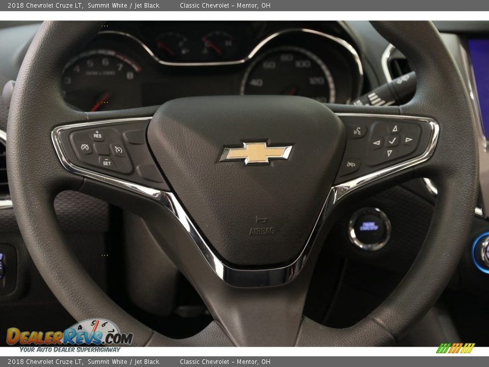 2018 Chevrolet Cruze LT Summit White / Jet Black Photo #7