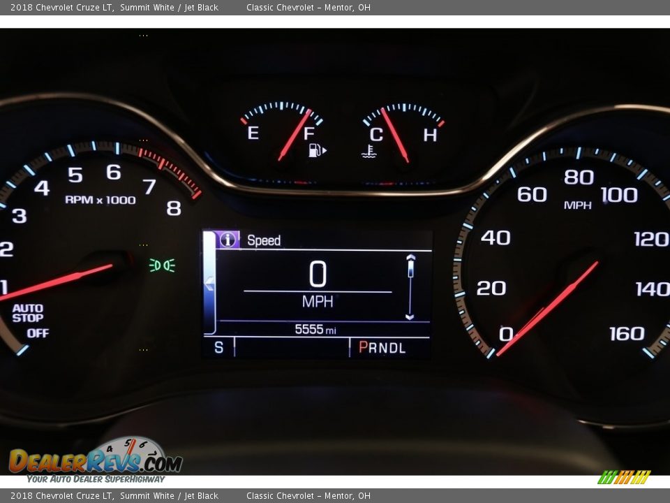 2018 Chevrolet Cruze LT Summit White / Jet Black Photo #8