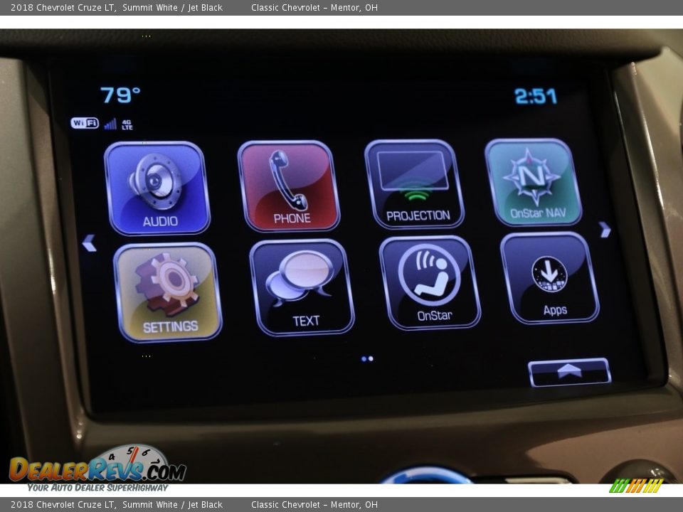 2018 Chevrolet Cruze LT Summit White / Jet Black Photo #10