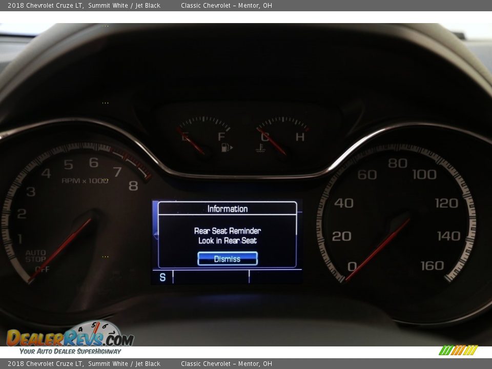 2018 Chevrolet Cruze LT Summit White / Jet Black Photo #28