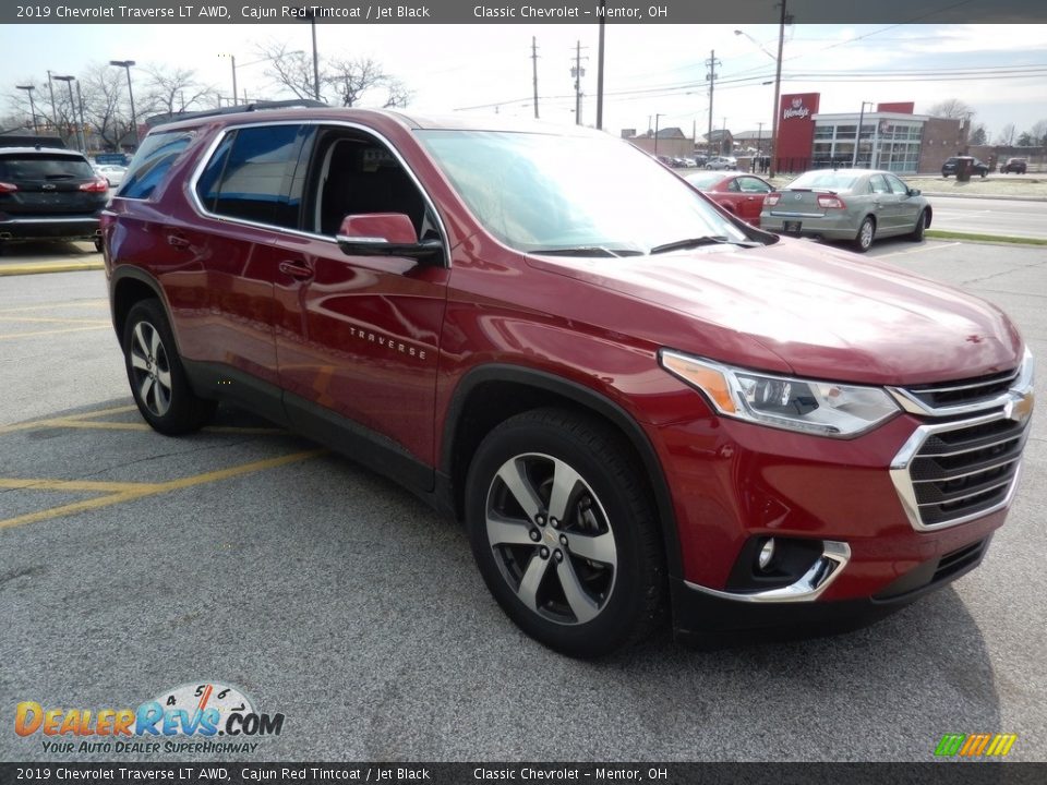 2019 Chevrolet Traverse LT AWD Cajun Red Tintcoat / Jet Black Photo #3