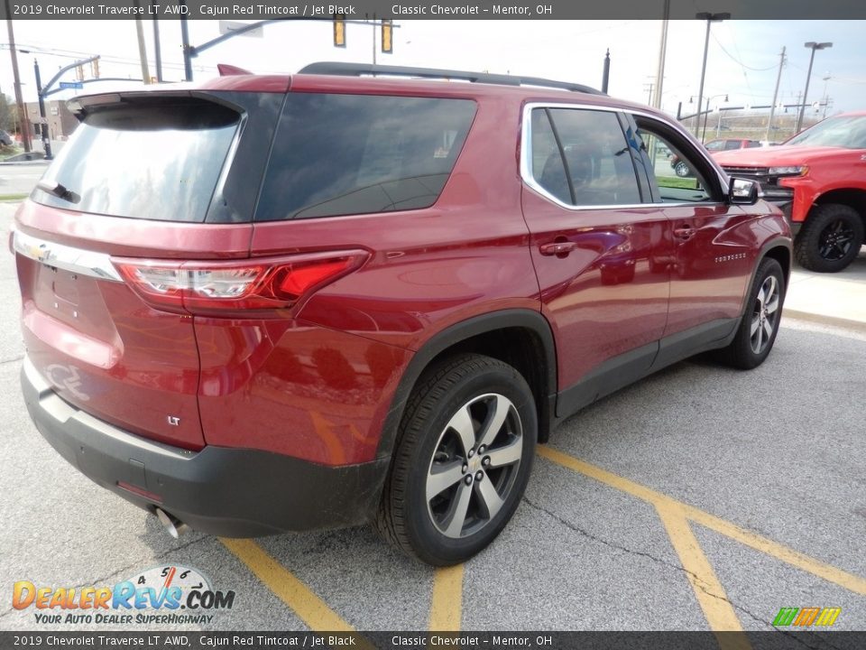 2019 Chevrolet Traverse LT AWD Cajun Red Tintcoat / Jet Black Photo #4