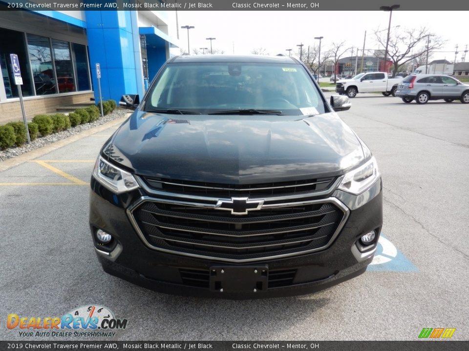 2019 Chevrolet Traverse Premier AWD Mosaic Black Metallic / Jet Black Photo #2