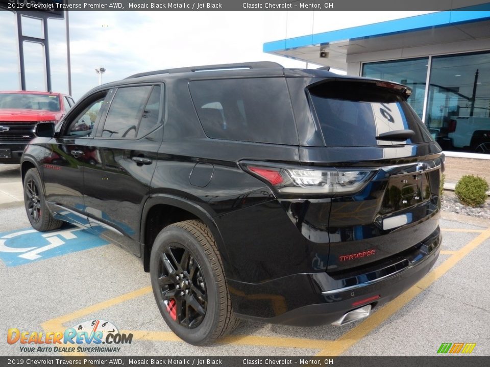 2019 Chevrolet Traverse Premier AWD Mosaic Black Metallic / Jet Black Photo #5