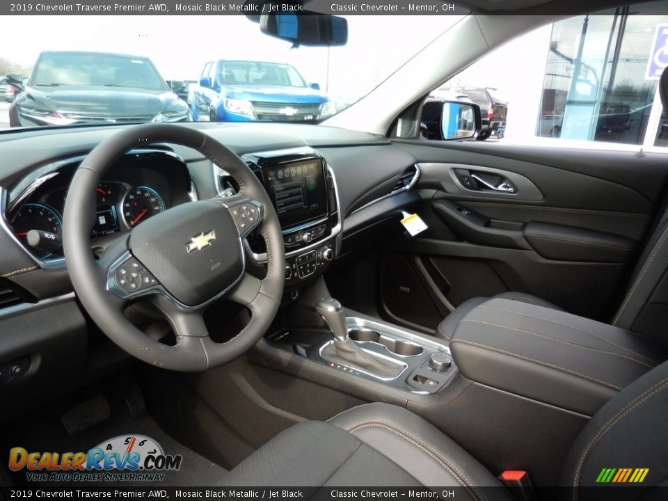 2019 Chevrolet Traverse Premier AWD Mosaic Black Metallic / Jet Black Photo #6