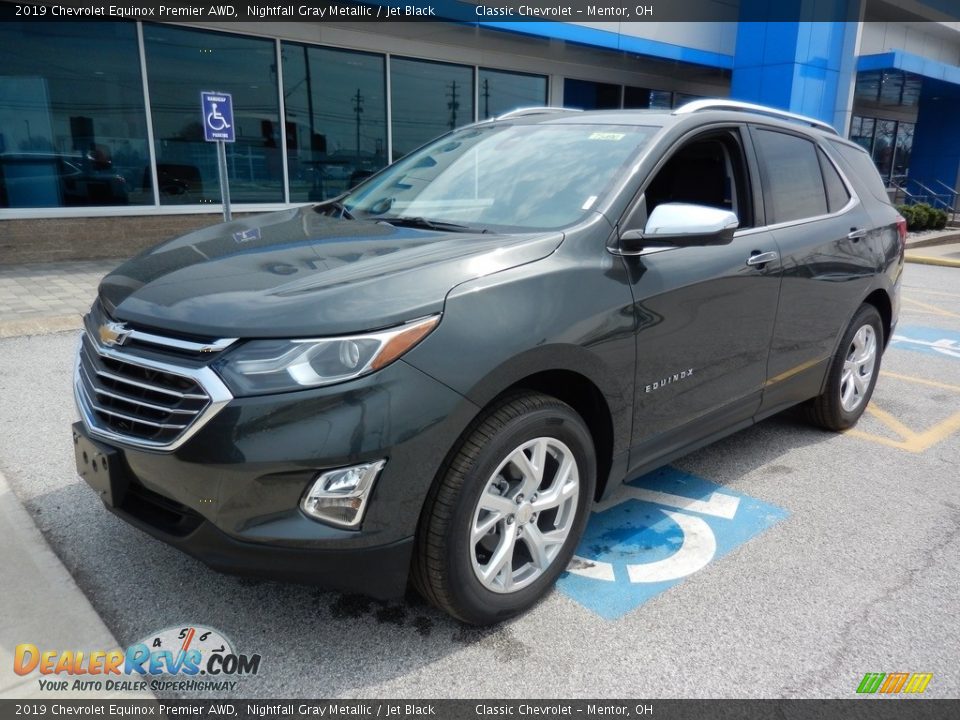 2019 Chevrolet Equinox Premier AWD Nightfall Gray Metallic / Jet Black Photo #1