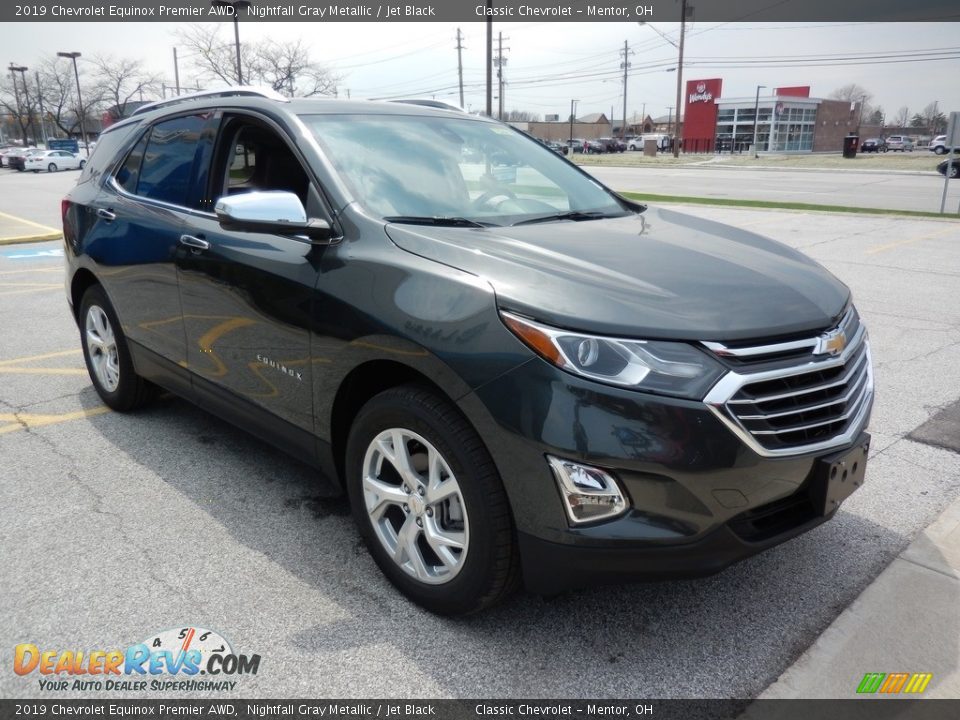 2019 Chevrolet Equinox Premier AWD Nightfall Gray Metallic / Jet Black Photo #3