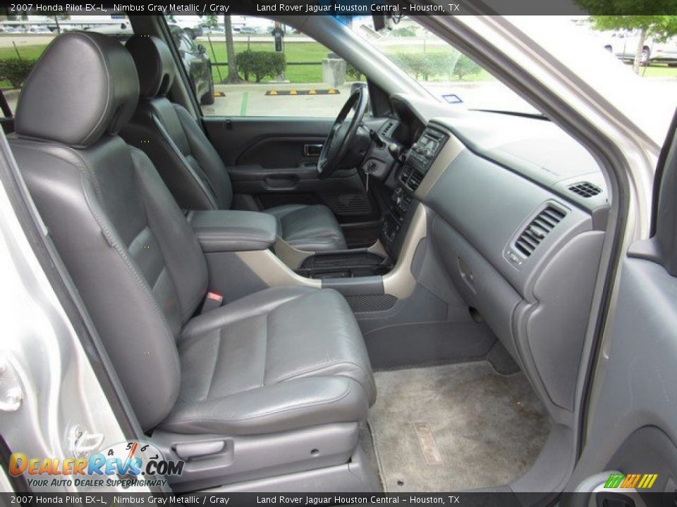 2007 Honda Pilot EX-L Nimbus Gray Metallic / Gray Photo #3